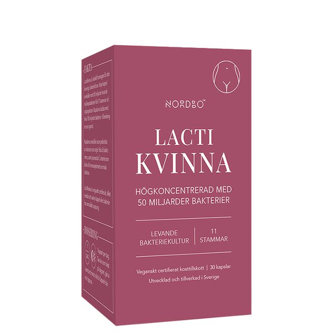 LactiKvinna Mjölksyrabakterier 30 kapslar