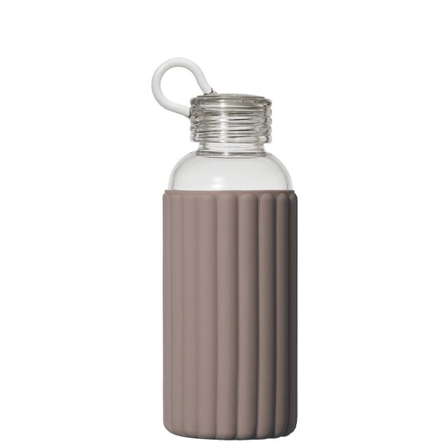 "Vattenflaska Glas 0,5 L Grå"