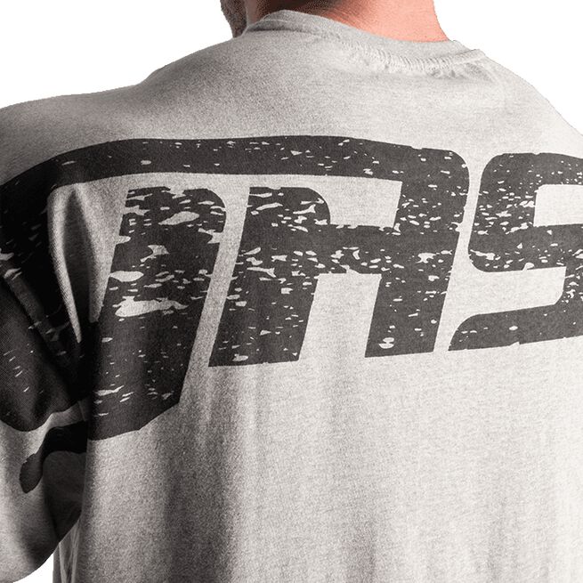 Gasp Iron Tee, Greymelange/Black