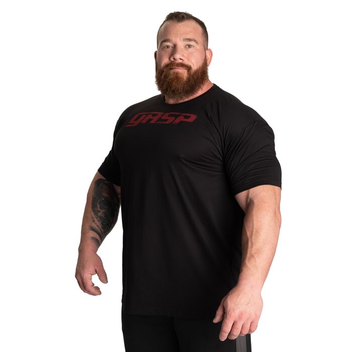 Legacy Gym T-shirt Svart R&ouml;d