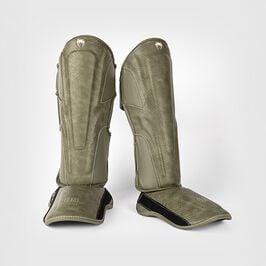 Venum Impact Evo Scales Shinguards Army Green, L  Impact Evo Scales Benskydd Grön