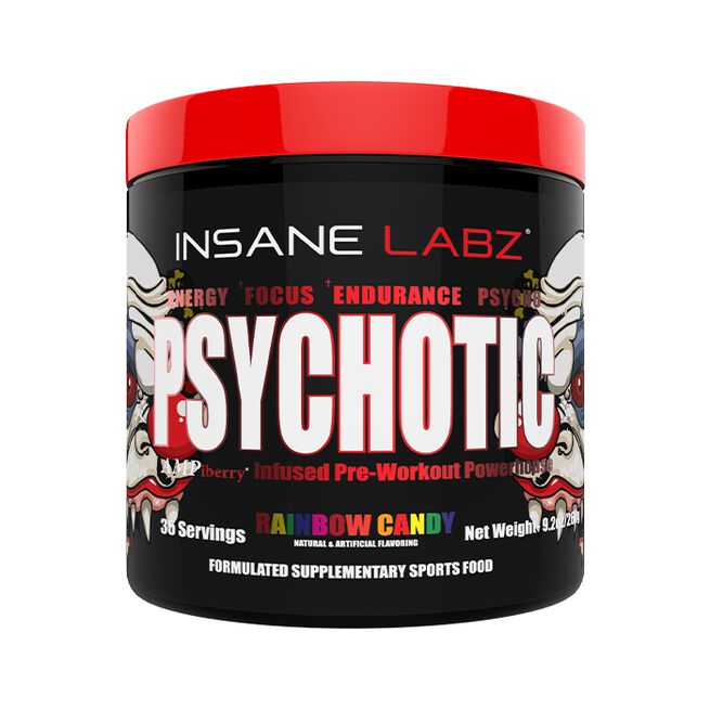 Psychotic Pre-Workout 35 portioner Rainbow Candy