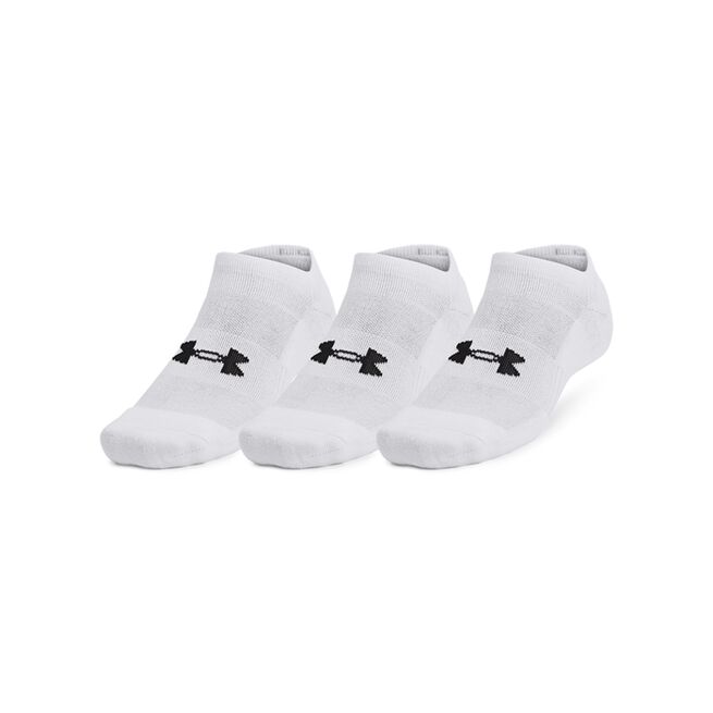 Unisex UA Tech No Show Strumpor 3 pack Vit
