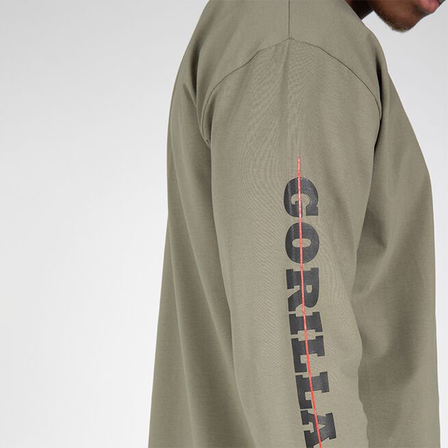 Boise Oversized Long Sleeve, Army Green