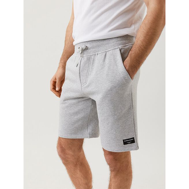 BJÖRN BORG Centre Shorts, Light Grey Melange