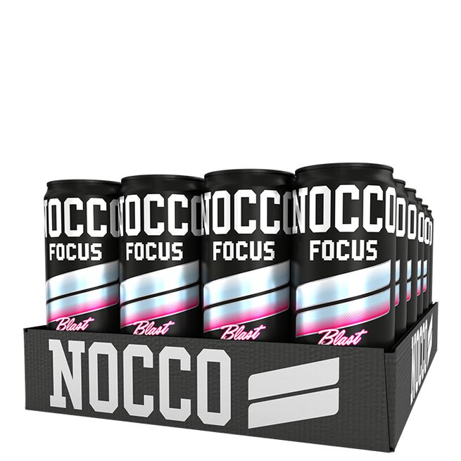 24 x NOCCO FOCUS 3, 330 ml, Raspberry Blast