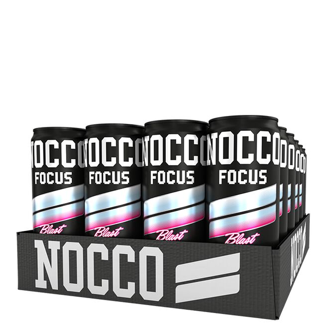24 st NOCCO FOCUS Flak 330 ml Raspberry Blast