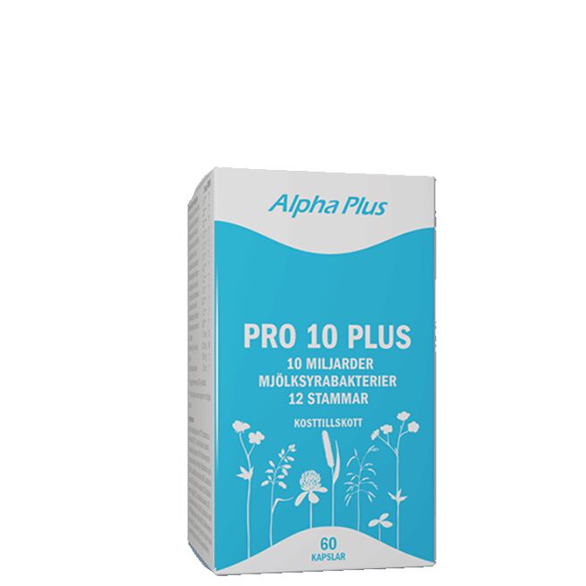 Pro 10 Plus Mjölksyrabakterier 60 kapslar