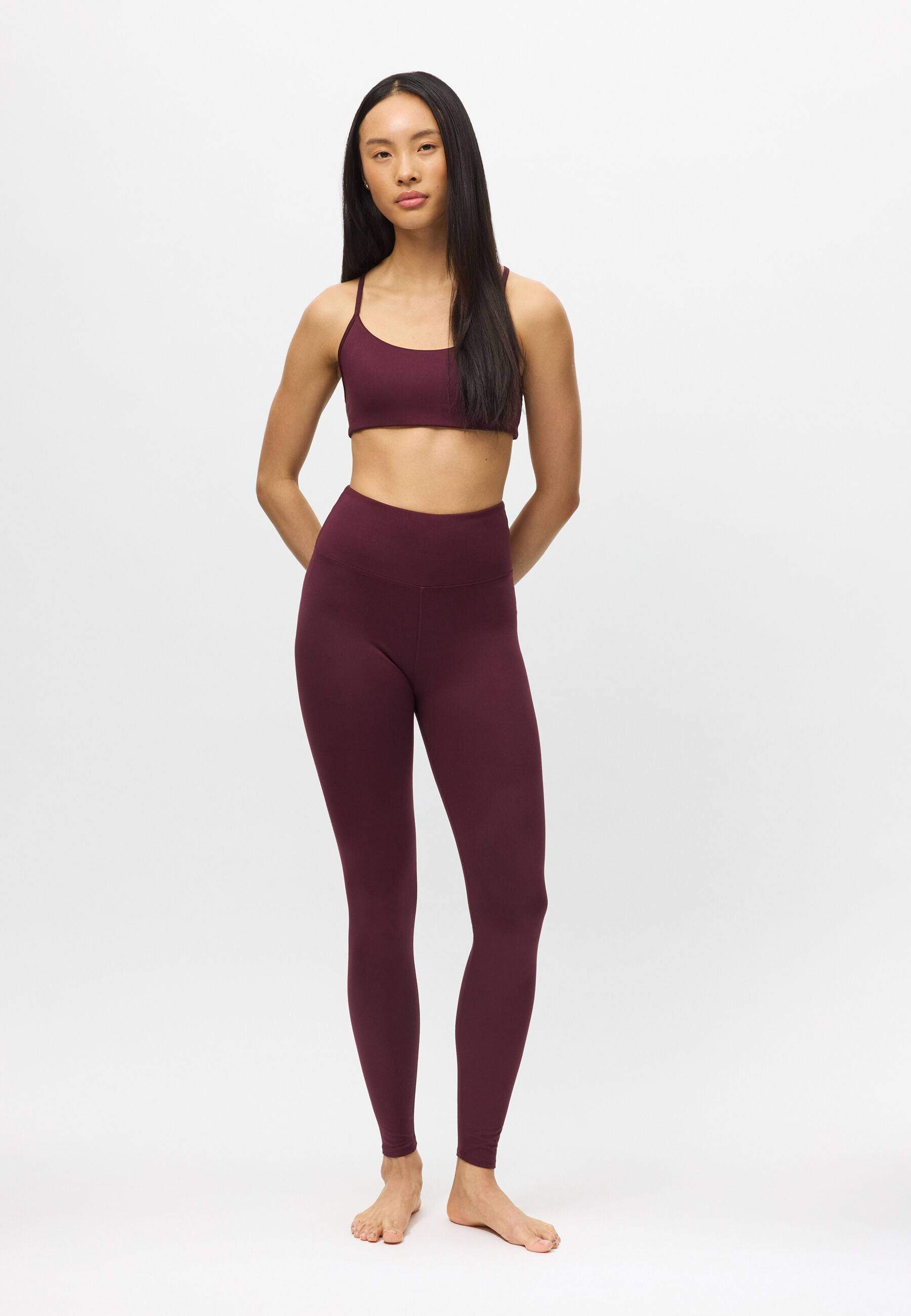 Flattering High Waist Pants Lila