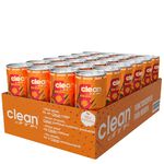 24 x Clean Drink, 330 ml, Blodapelsin 