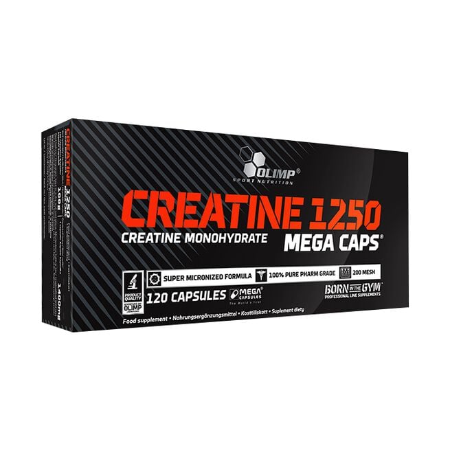 Creatine Mega Caps 1250, 120 caps 