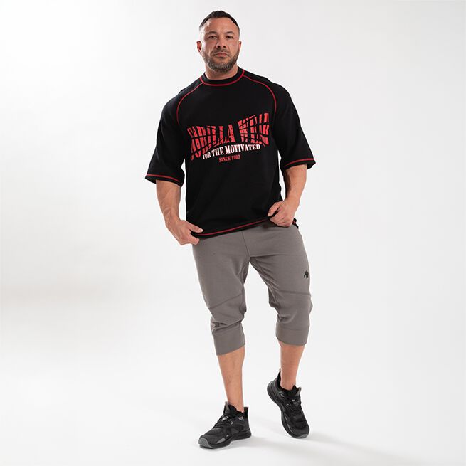 Finley Oversized T-Shirt Svart Röd