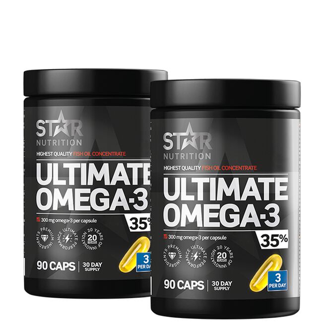 2 x Ultimate Omega-3 90 kapslar 35% 1000 mg
