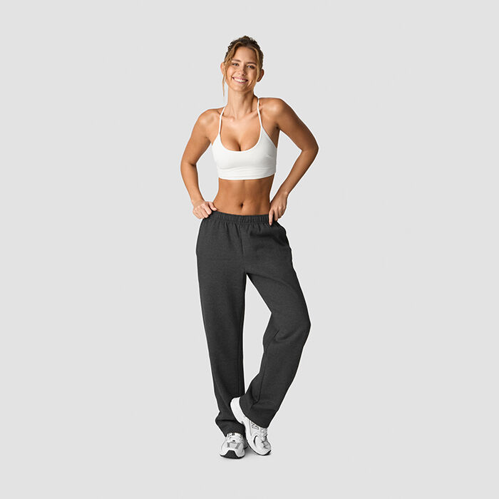 Everyday Straight Leg Sweatpants, Grey Melange