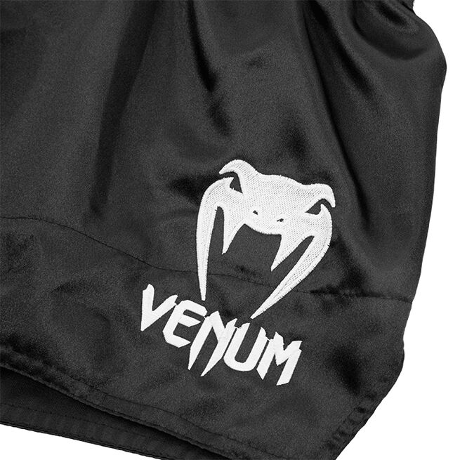 Classic Muay Thai Shorts Svart/Vit