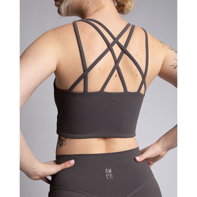 Studio Sports Bra, Graphite Grey