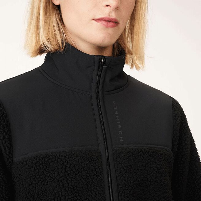 Röhnisch Phoebe Pile Jacket, Black