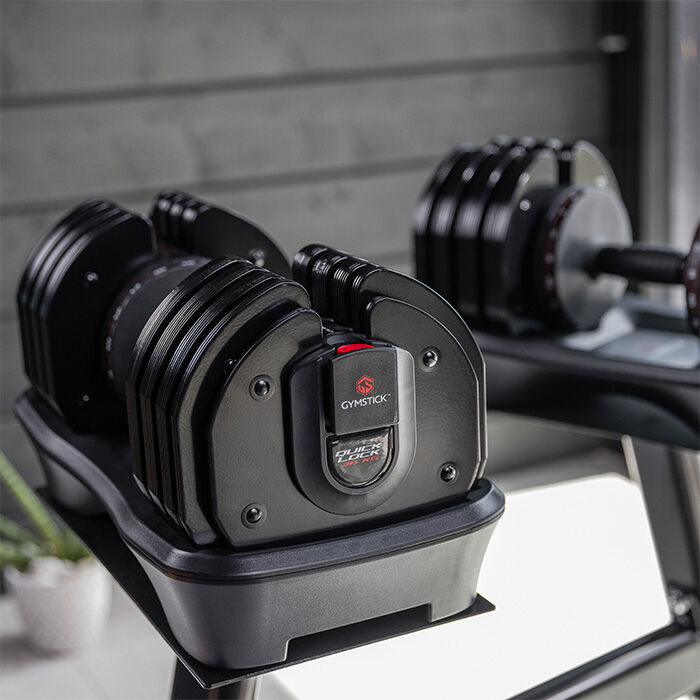 Gymstick Quick-Lock Justerbar Hantel 36 kg