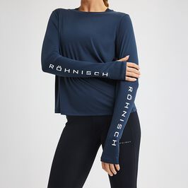 Team Logo Long Sleeve, Space Navy, L  Team Logo Långärmad Blå