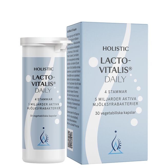 Lactovitalis® Daily Mjölksyrabakterier 30 vegetabiliska kapslar