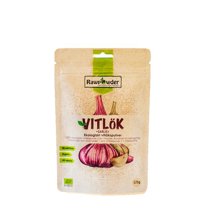 Ekologiskt Vitlökspulver 125 g 