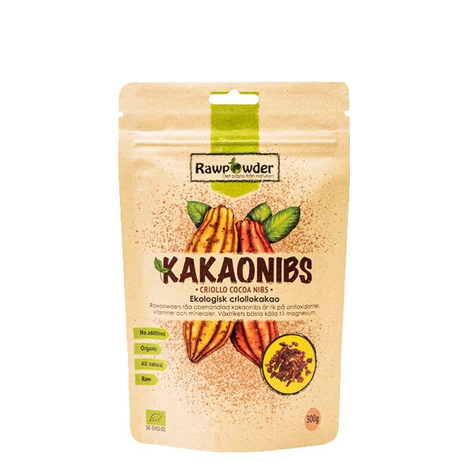 Ekologiska Kakaonibs 300 g 