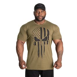 Skull Standard Tee, Army Green Melange, S  Skull Standard Tee, Army Green Melange