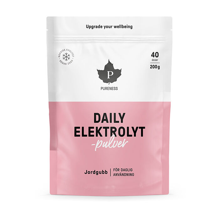Daily Elektrolytpulver Jordgubb 200 g