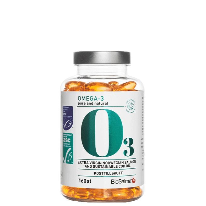 Miljömärkt Omega-3 160 kapslar