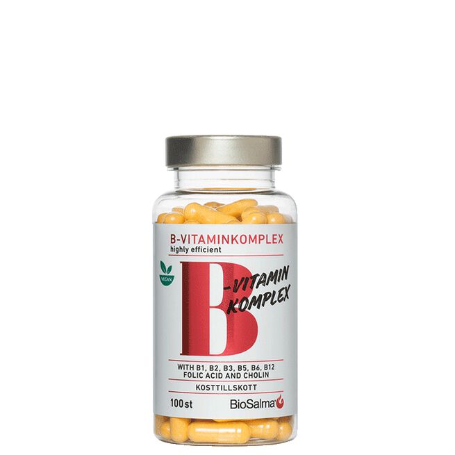 B-vitaminkomplex Carefully Selected 100 kapslar