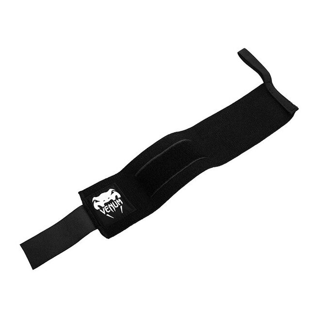 Venum Hyperlift Lifting Wrist Bands (Pair), Black 