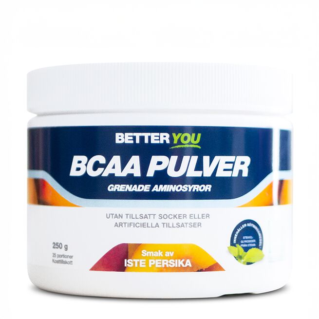Naturligt BCAA Pulver 250 g Iste Persika
