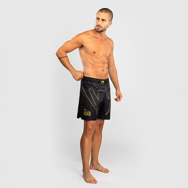 Serpenti Fightshorts Svart Silver Guld