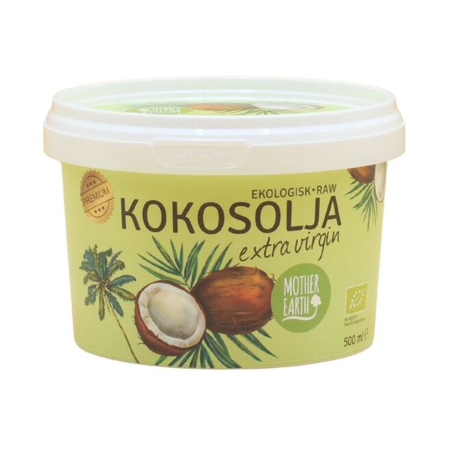 Kokosolja Extra Virgin ME RAW&EKO 500ml