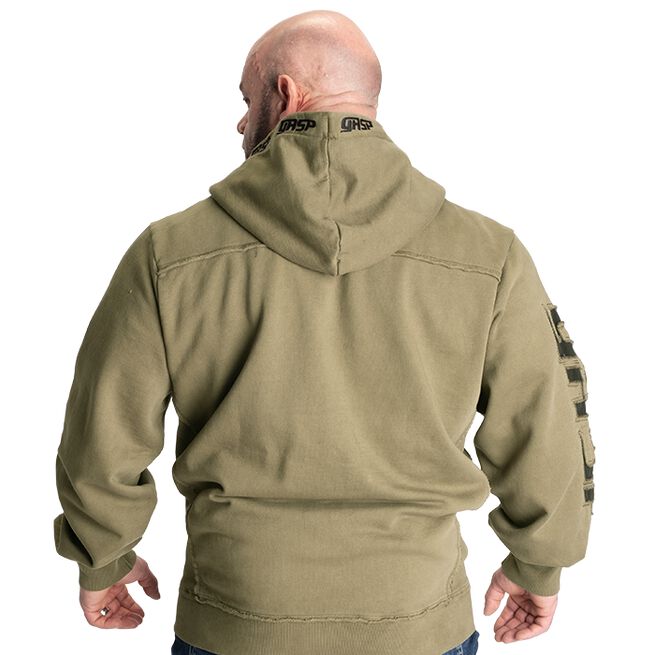 Pro Gym Hoodie Acid Wash Grön