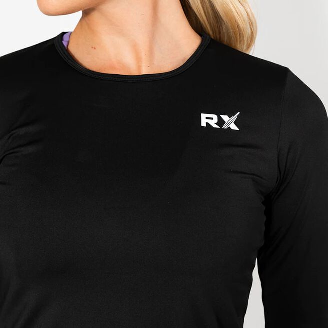 Diane Long Sleeve Top, Black