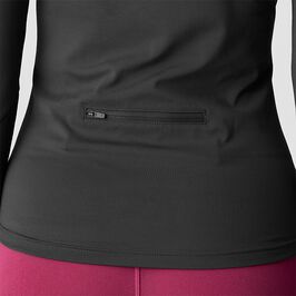Everyday Long Sleeve 1/4 Stripe Zipper, Dark Grey, L  Everyday Långärmad 1/4 Zip Tröja Mörkgrå