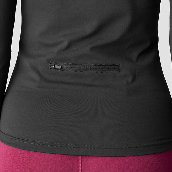 Everyday Långärmad 1/4 Zip Tröja Mörkgrå