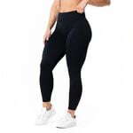 Relode Aura Seamless Scrunch Tights, Petite, Black, L