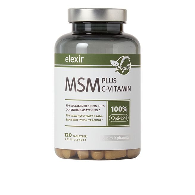 MSM + C Vitamin 120 tabletter