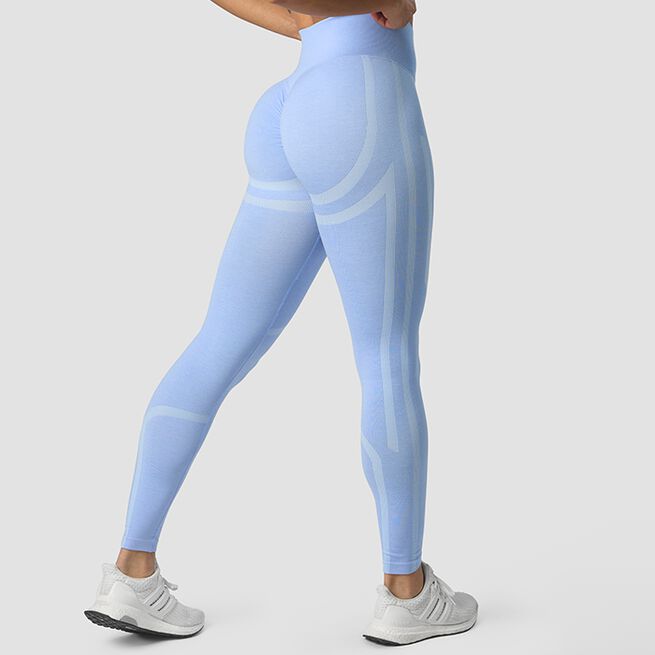 Rush Seamless Tights Ljusblå