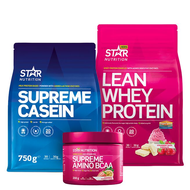 Star nutrition baspaket protein pulver bcaa casein