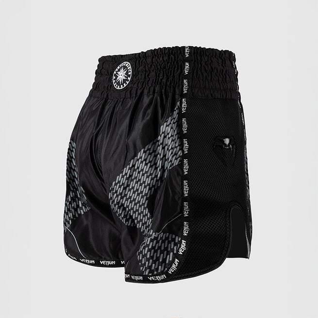 Nexus Muay Thai-Shorts Svart Silver
