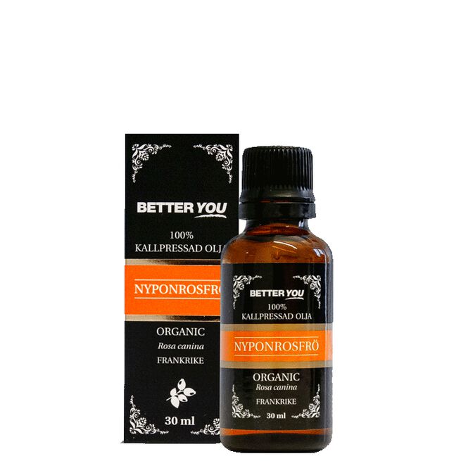 Kallpressad Nyponrosfröolja 30 ml