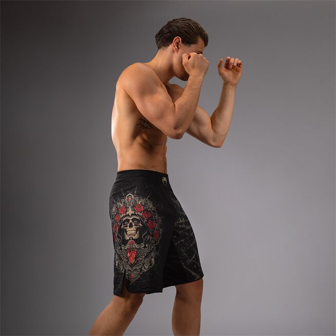 Santa Muerte 5.0 Fight Shorts Svart Guld