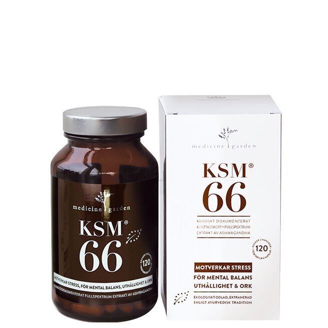 KSM66 Ashwagandha EKO 120 kapslar 