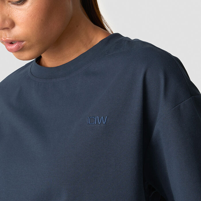 Everyday Cropped T-shirt Bl&aring;