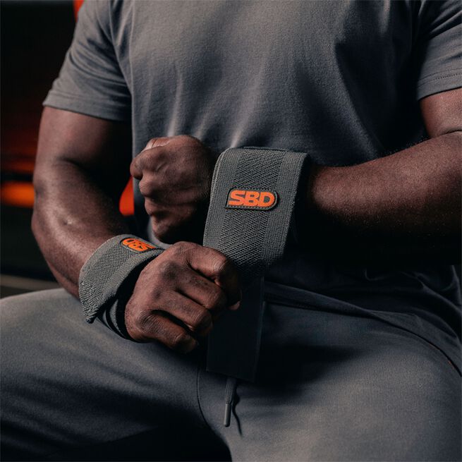 Forge Wrist Wraps Grey Flexible