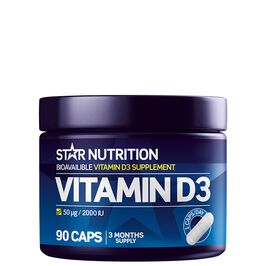 Star nutrition Vitamin D3 Vitamin D3 90 kapslar