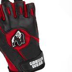 Gorilla Wear Mitchell Training Gloves, Black/Red